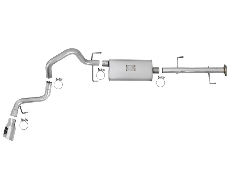 aFe Scorpion 2-1/2in Alum Steel Cat-Back Exhaust w/ Polished Tips 07-17 Toyota FJ Cruiser V6 4.0L