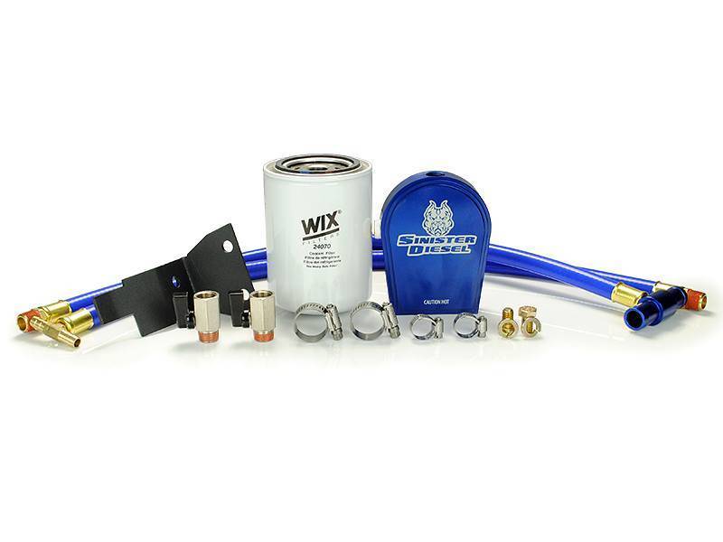 Sinister Diesel 03-07 Ford 6.0L Ford Powerstroke Coolant Filtration System w/ Wix Filter