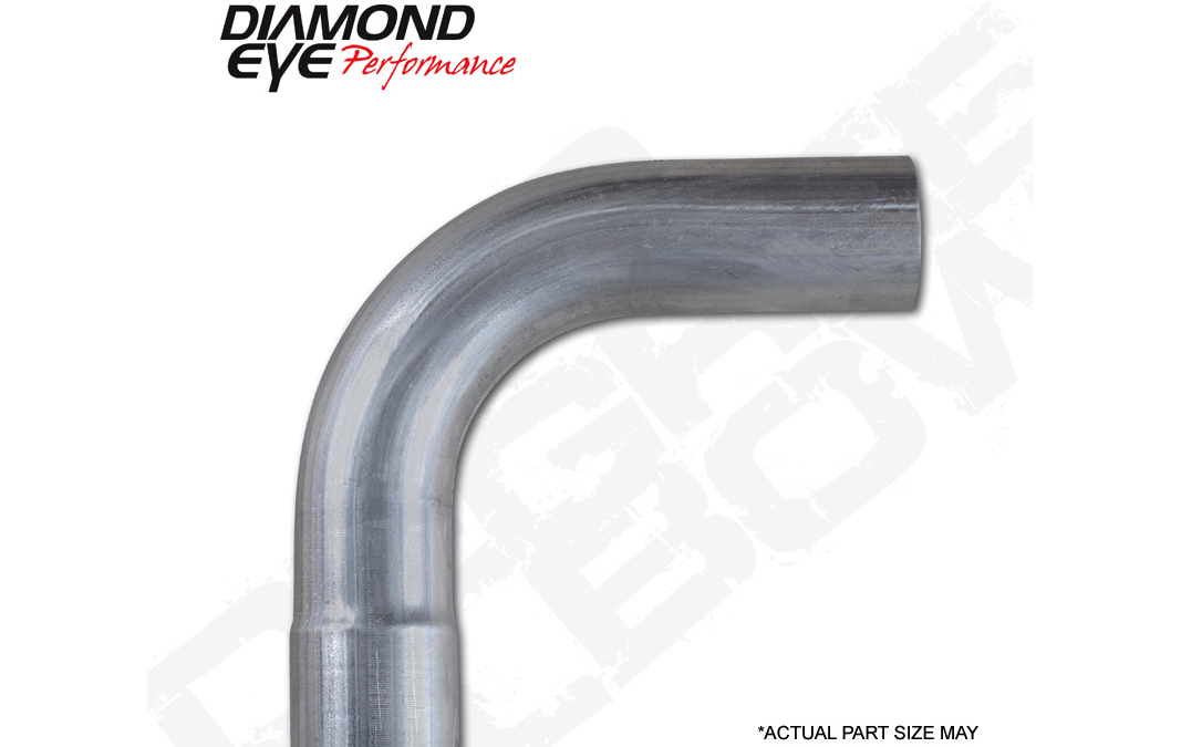 Exhaust Pipe Elbow 90 Degree L Bend 3 Inch Stainless Performance Elbow Diamond Eye