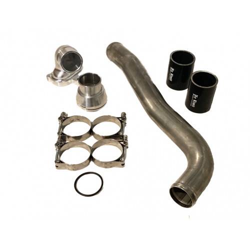 6.7 Power Stroke Upper Coolant Hose Kit Polished No Limit Fabrication