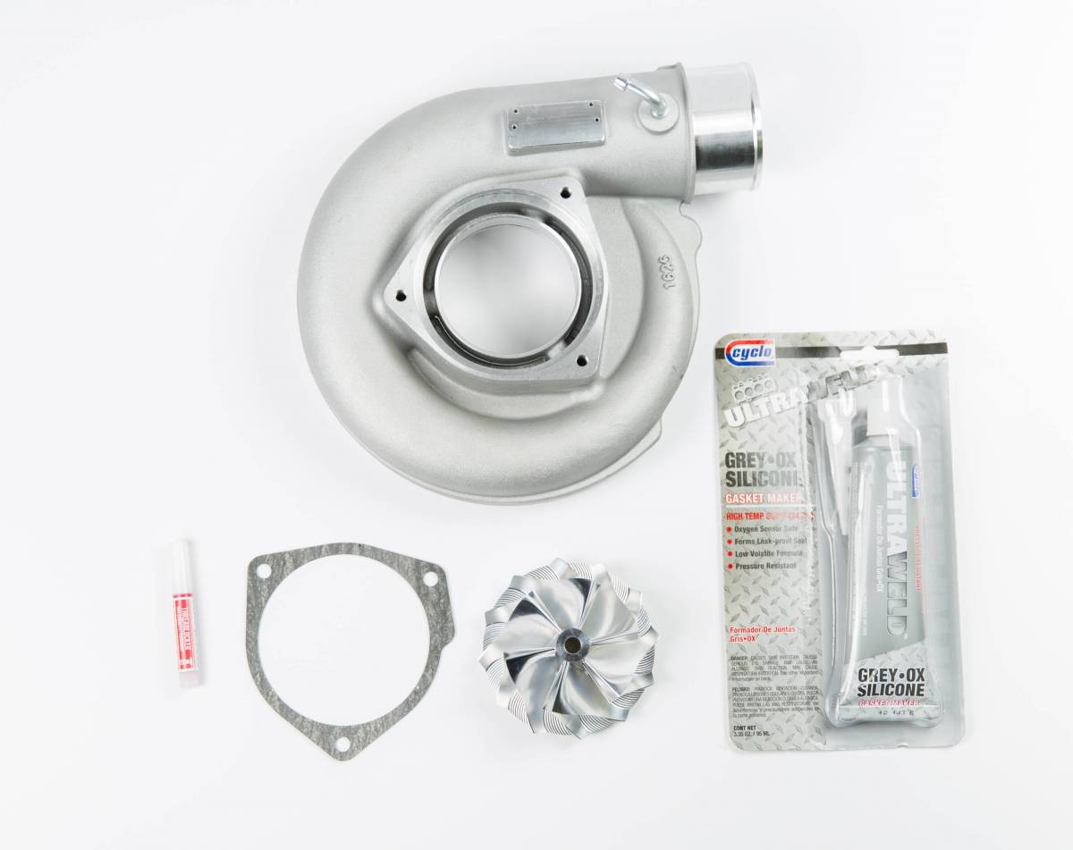 LB7 64mm Billet Turbo Wheel and Cover Kit Raw Dans Diesel Performance