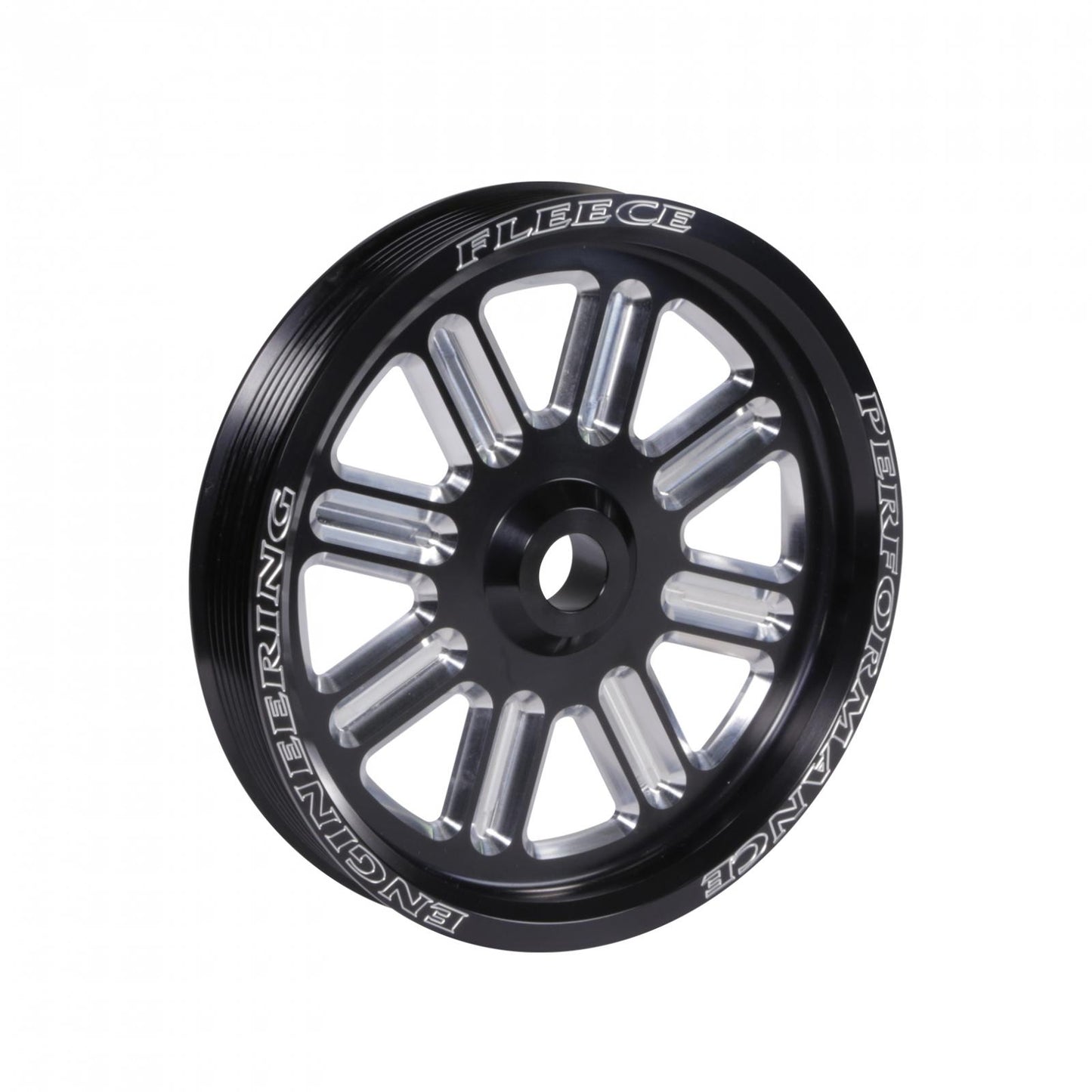 Spoke Design Cummins Dual Pump Pulley Fleece Black Performance