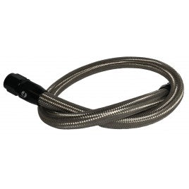 39.50 Inch 12 Valve Cummins Coolant Bypass Hose Stainless Steel Braided Fleece Performance