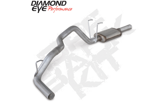 DPF Back Exhaust For 2014 Ram 1500 3.0L Eco-Diesel 3 Inch Single In Dual OutPassAluminized Diamond Eye