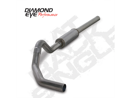 Cat Back Exhaust For 04.5-07.5 Dodge RAM 2500/3500 5.9L Cummins 4 Inch Pass With Muffler Stainless Diamond Eye